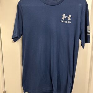 Under Armour Men's Blue Freedom T-Shirt